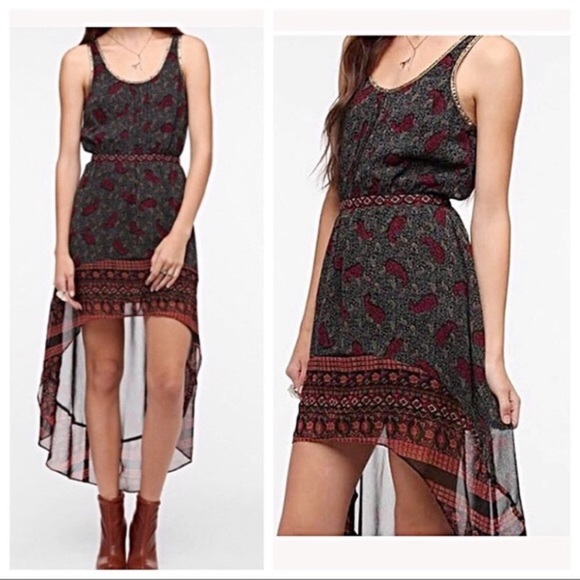 Urban Outfitters Ecote High-low Boho Dress XS - Picture 1 of 3